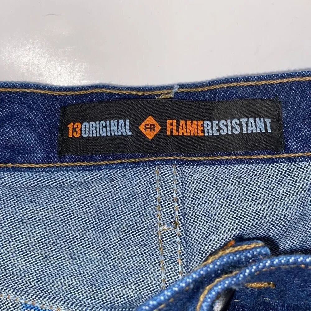 Wrangler Men’s Blue‎ Flame Resistant Jeans Size 34 x 36